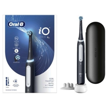 Oral-b Io 4 Nero Spazzolino Elettrico + Travel Case + Porta Refill