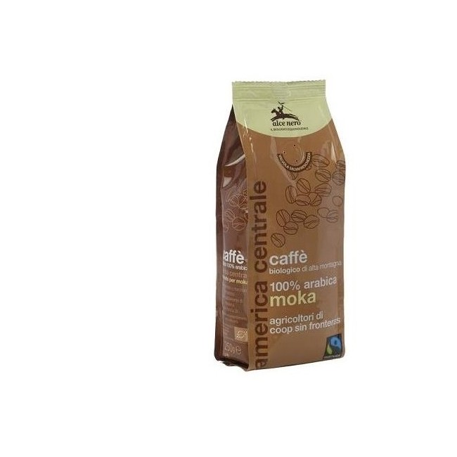 Alce Nero Caffe' Moka 100% Arabica Bio Fairtrade 250 G