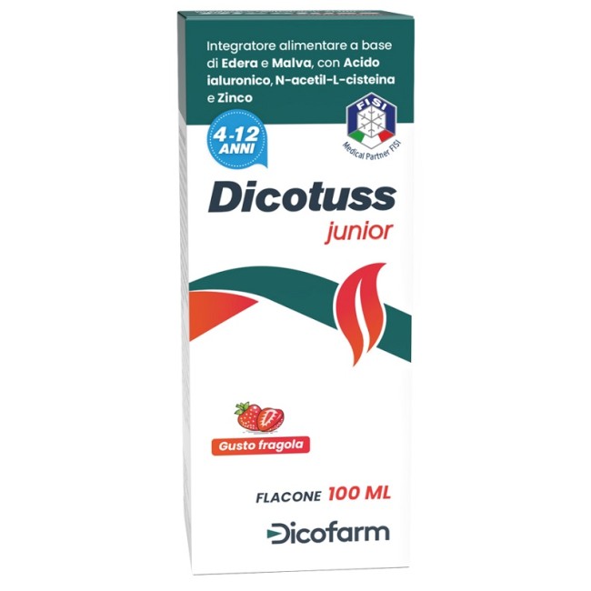 Dicofarm Dicotuss Junior Gusto Fragola 100 Ml Dicofarm Dicotuss Junior Gusto Fragola 100 Ml