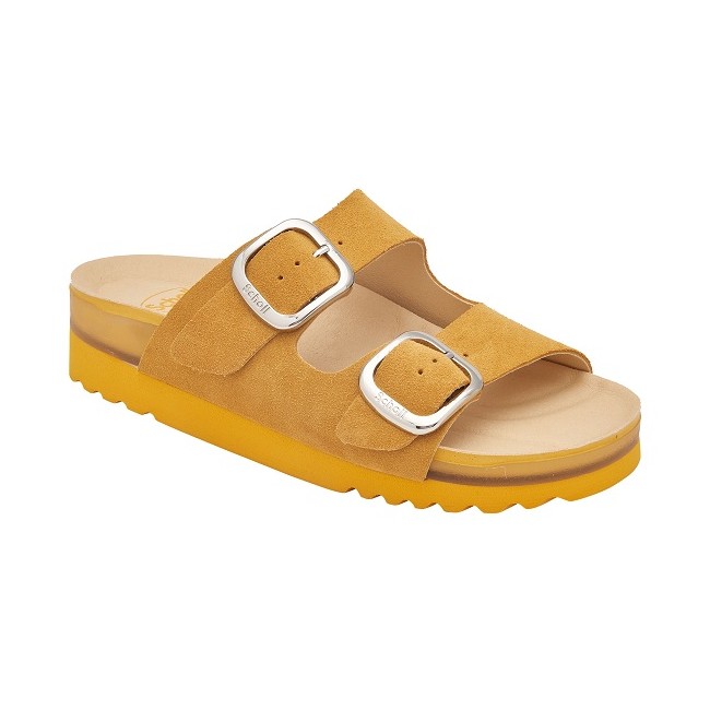 Scholl Calzatura Vally Suede Bis W Yellow 41 Scholl Calzatura Vally Suede Bis W Yellow 41