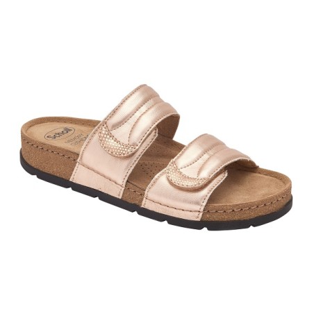 Scholl Calzatura Samoa 2 Straps Laminated Synthetic W Rose Gold 40