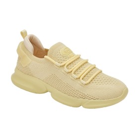 Scholl Calzatura Camden Knitted Textile+rubber W Pale Yellow 39