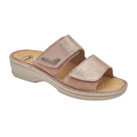 Scholl Calzatura Ortopedica Mietta 2,0 Printed Suede+suede W Antique Pink 40