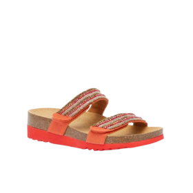 Scholl Calzatura Zafirah Canvas+beads W Coral 40