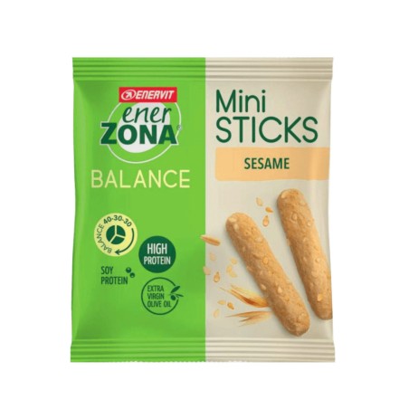 Enerzona Mini Bread Sticks Sesame 1 minipack da 22g Enerzona Mini Bread Sticks Sesame 1 minipack da 22g