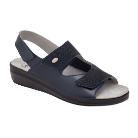 Scholl Calzatura Antonia Sandal Printed Synthetic/synthetic W Navy Blue 40
