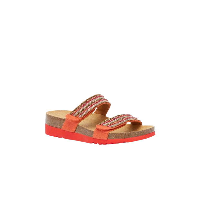 Scholl Calzatura Zafirah Canvas+beads W Coral 38