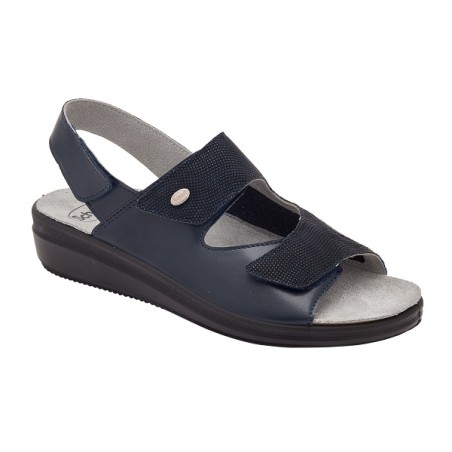 Scholl Calzatura Antonia Sandal Printed Synthetic/synthetic W Navy Blue 38
