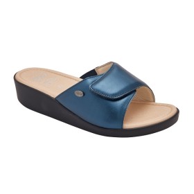 Scholl Calzatura Ledel Laminated Synthetic W Navy Blue 39