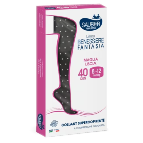Sauber Linea Benessere Collant 60D Supercoprente Fantasia TG. 3