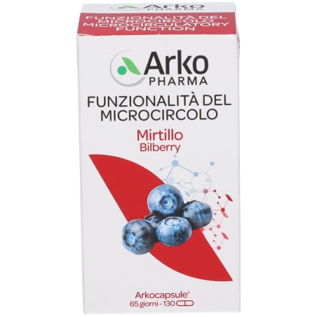 Arkopharma Arkocapsule Funzionalita' Microcircolo Mirtillo 130 Capsule