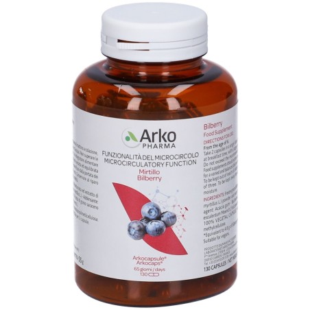 Arkopharma Arkocapsule Funzionalita' Microcircolo Mirtillo 130 Capsule