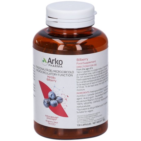 Arkopharma Arkocapsule Funzionalita' Microcircolo Mirtillo 130 Capsule