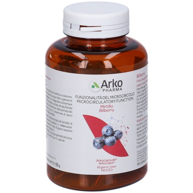 Arkopharma Arkocapsule Funzionalita' Microcircolo Mirtillo 130 Capsule