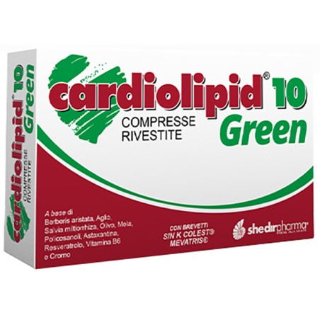 Shedir Pharma Cardiolipid 10 Green 30 Compresse Rivestite