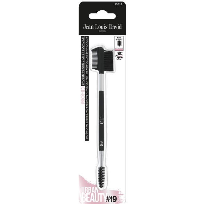 ABC ITALIA Jean Louis David Pettine/pennello Per Ciglia E Sopracciglia - Doppia Punta Pro Hd 19