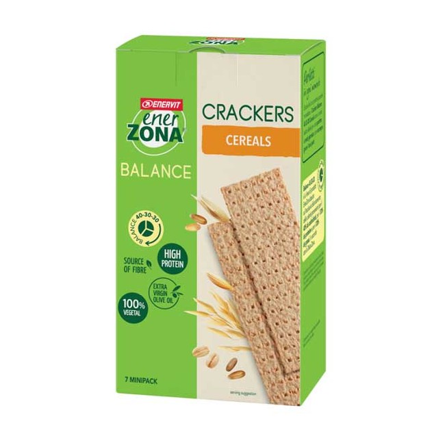 Enerzona Crackers Cereals Confezione (7 porzioni 25g)