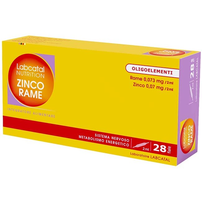 Labcatal Nutrition Zinco Rame 28 Fiale 2 Ml