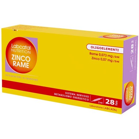 Labcatal Nutrition Zinco Rame 28 Fiale 2 Ml