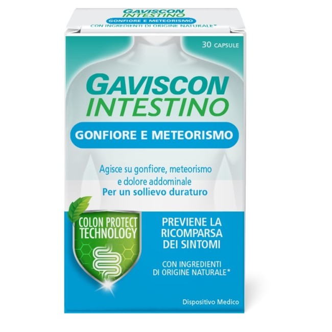 Reckitt Benckiser Gaviscon Intestino Gonfiore E Meteorismo 30 Capsule