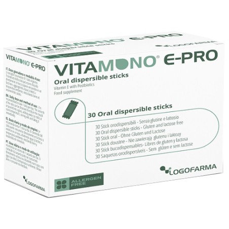 Logofarma Vitamono E Pro 30 Bustine Idrosolubili Logofarma Vitamono E Pro 30 Bustine Idrosolubili