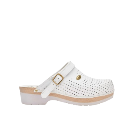 Scholl Calzatura Clog Supercomfort B/s Bycast U White 39