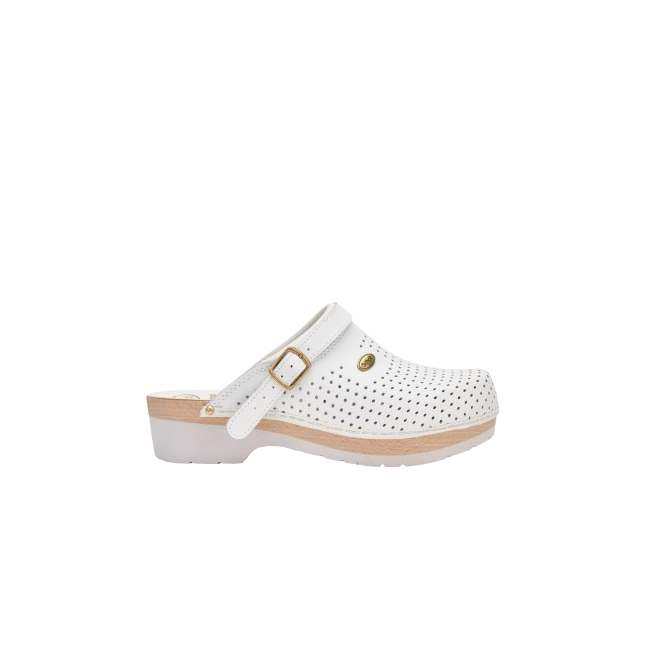 Scholl Calzatura Clog Supercomfort B/s Bycast U White 41