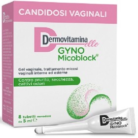 Dermovitamina gynomicoblock m 8 tubetti monodose 5 ml