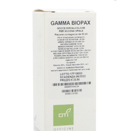 Oti Officine Terapie Innovative Gamma Biopax Gocce 50ml