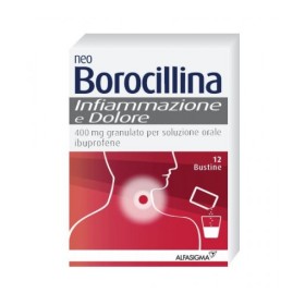 Neo Borocillina Infiammazione e Dolore Soluzione Orale 400mg Granulato 12 bustine