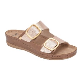 Scholl Calzatura Aberdeen Printed Synth+lam Leather W Rose Gold 36