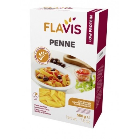 Flavis Penne Aproteici 500 G Flavis Penne Aproteici 500 G