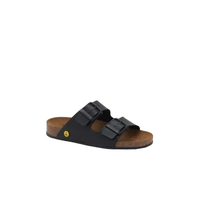 Scholl Calzatura Cork Pro 2 Straps Synthetic U Black 42