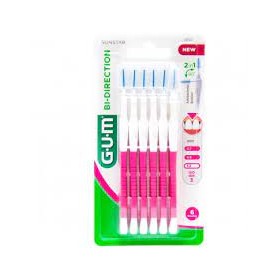 GUM Bi-Direction Scovolini a Punta Fine 2614 - Confezione da 6 Pezzi