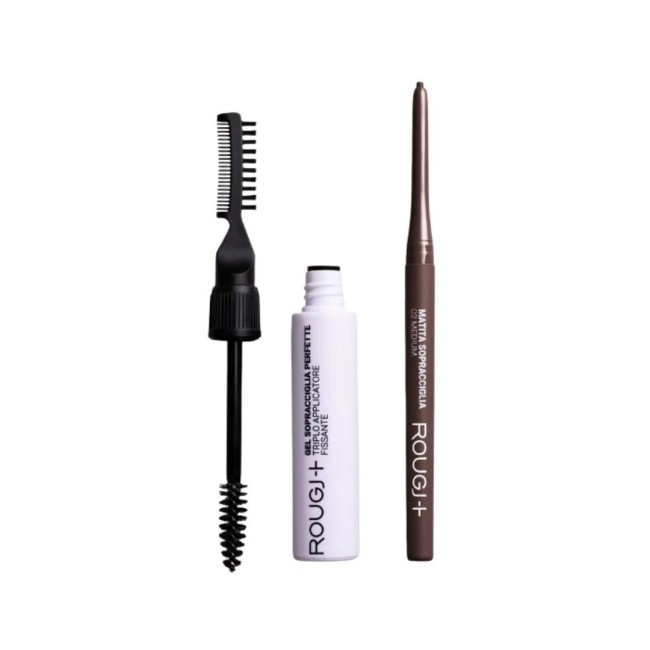 Rougj Kit Sopracciglia Perfette 02 Medium 1 Gel Sopracciglia + 1 Mattia Sopracciglia