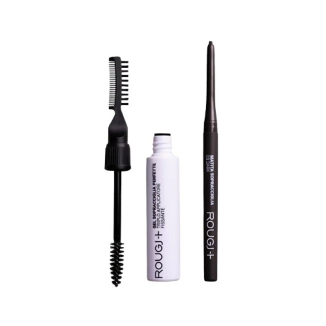 Rougj Kit Sopracciglia Perfette 03 Dark 1 Gel Sopracciglia + 1 Matita Sopracciglia
