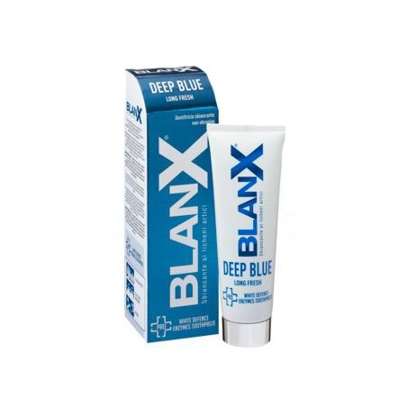 Blanx Deep Blue Dentifricio Sbiancante non Abrasivo 75 ml Blanx Deep Blue Dentifricio Sbiancante non Abrasivo 75 ml