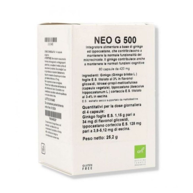 Oti Officine Terapie Innovative Neo G 500 60 Capsule