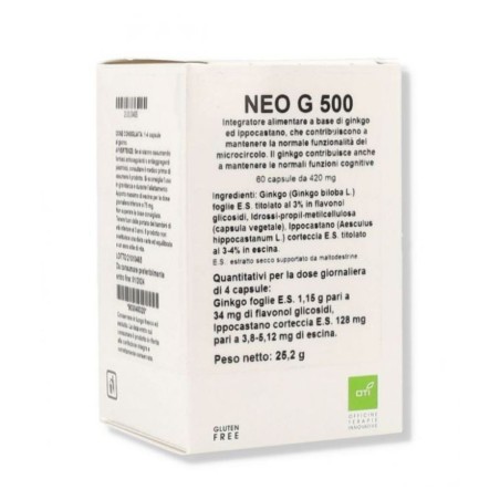 Oti Officine Terapie Innovative Neo G 500 60 Capsule