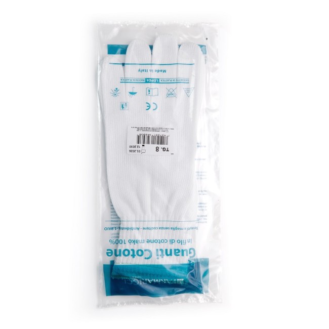 Farmaricci Guanto Chirurgico Cotone Felpato 8 Farmaricci Guanto Chirurgico Cotone Felpato 8