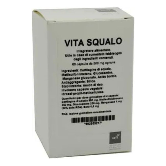 Oti Officine Terapie Innovative Vita Squalo Nuova Formulazione 60 Capsule
