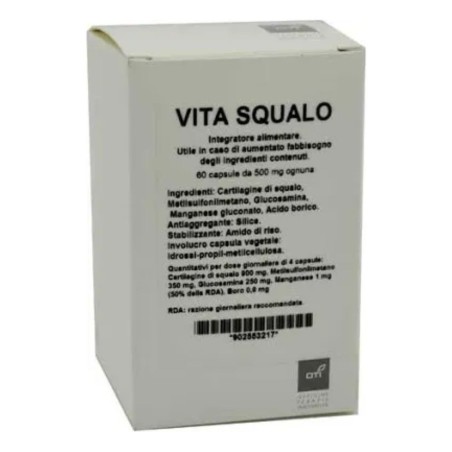 Oti Officine Terapie Innovative Vita Squalo Nuova Formulazione 60 Capsule
