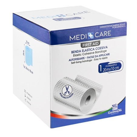 Gammadis Farmaceutici Benda Medicare Coesiva Cm 10x20 M Medicare