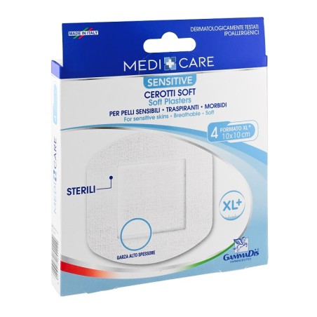 Gammadis Farmaceutici Cerotto Medicare Sterili Tnt 10x10 4 Pezzi