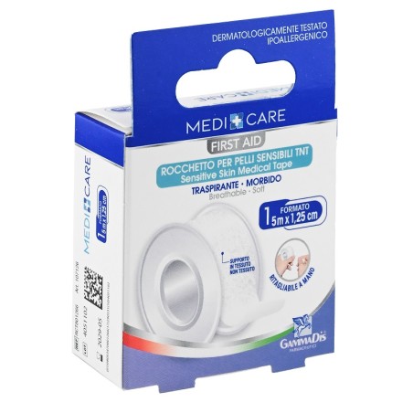 Gammadis Farmaceutici Cerotto In Rocchetto Medicare Tnt Bianco 500x1,25 Cm