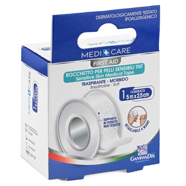 Gammadis Farmaceutici Cerotto In Rocchetto Medicare Tnt Bianco 500x2,5 Cm