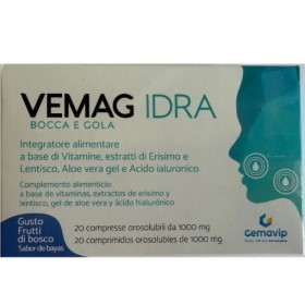 Gemavip Vemag Idra Bocca & Gola Frutti Di Bosco 20 Compresse