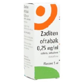 Zaditen Oftabak 0,25 mg/ml Collirio antistaminico 5 ml