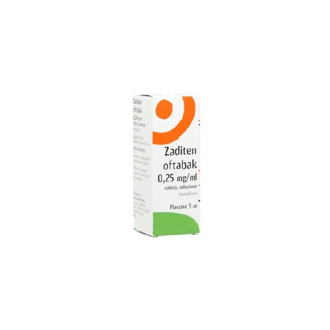 Zaditen Oftabak 0,25 mg/ml Collirio antistaminico 5 ml