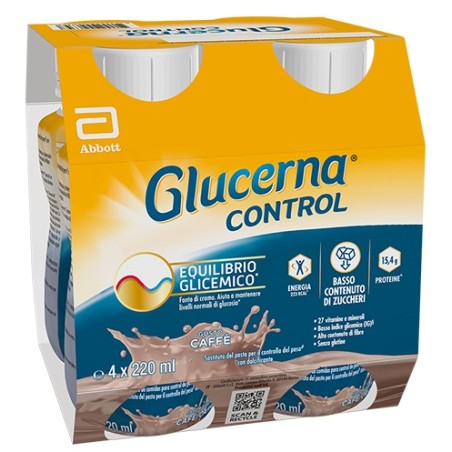 Abbott Glucerna Control Caffe'4x220 Ml
